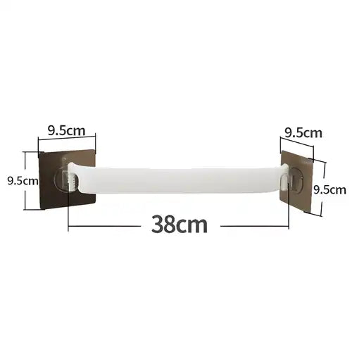 Towel Holder- Self Adhesive Plastic Wall Mounted Napkin Towel Holder Stand For Bathroom