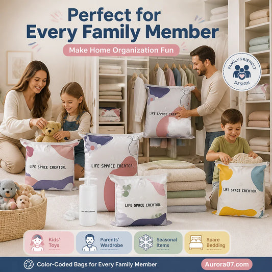 🧳Vacuum Storage Bags – Press & Seal