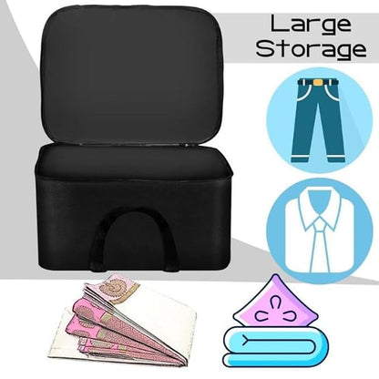 Pack Of 10 Grey Premium Large Blanket Clothes Organization And Storage Containers For Comforters,Bedding