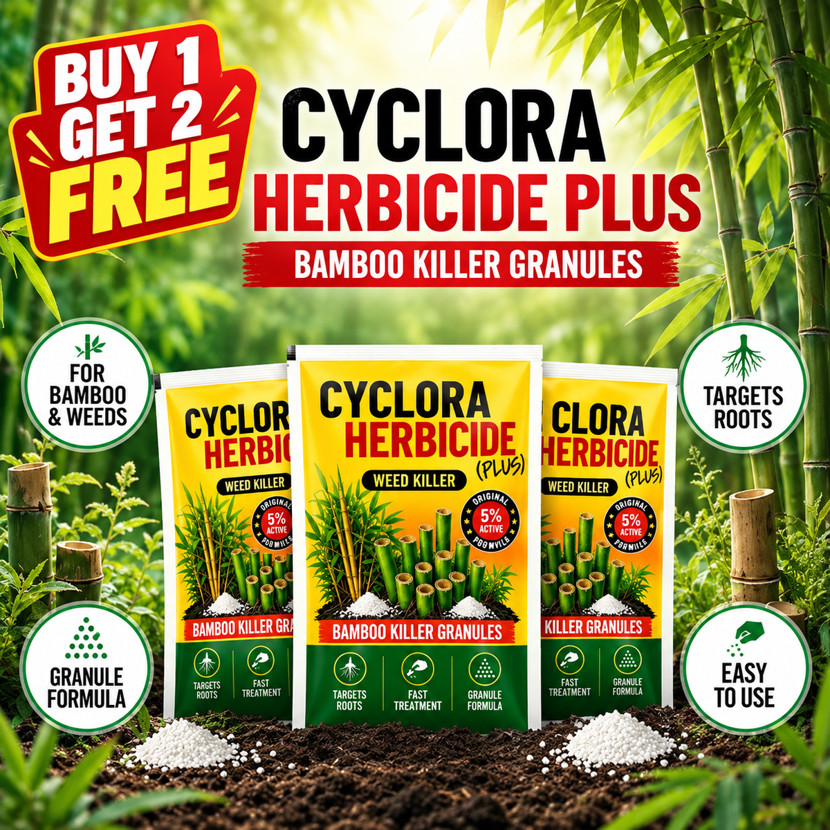 Bambora™ RootLock Granules (Buy 1 Get 2 Free)
