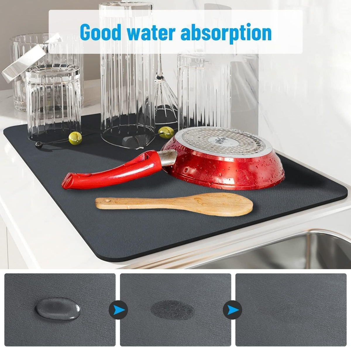 Dry Mat for Kitchen (Pack Of 2)