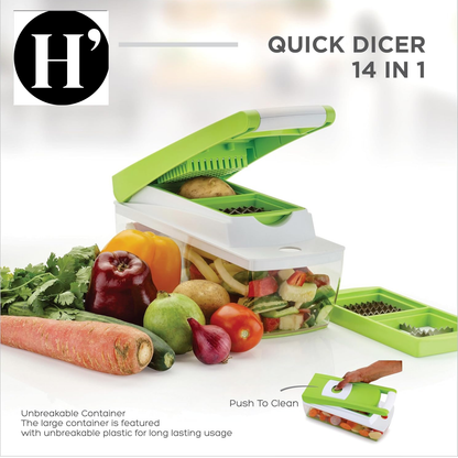 14 in 1 Multipurpose Chopper, Fruits & Vegetable Cutters