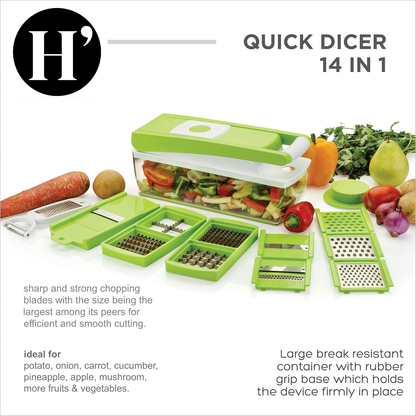 14 in 1 Multipurpose Chopper, Fruits & Vegetable Cutters