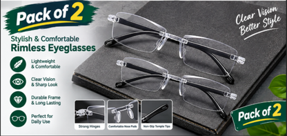 Daily Use Reading Glass (Pack of 2)