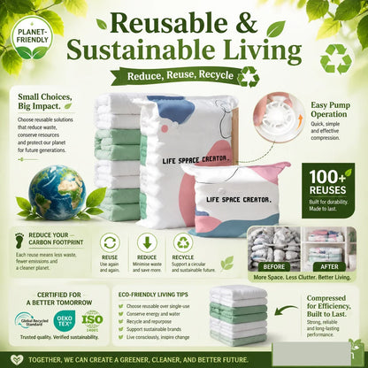 🧳Vacuum Storage Bags – Press & Seal