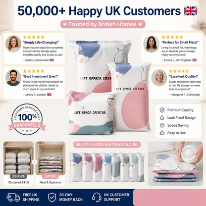 🧳Vacuum Storage Bags – Press & Seal